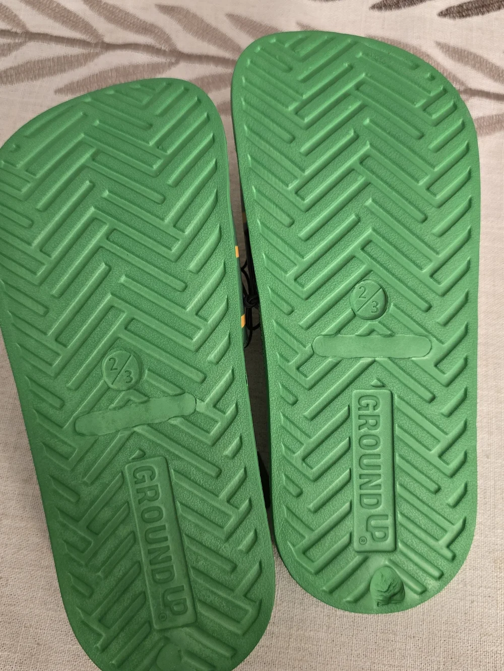 Kids Soccer Fan FIFA Slide Sandals – Brasil Brazil Size 2/3 Little Kid Youth